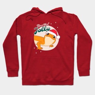 Tangerine Leopard Gecko, Christmas Edition! Feelin Jolly! Hoodie